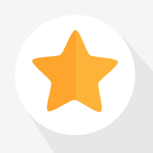 Ikona gwiazdy z aplikacji ActionTrack
